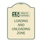 Signmission 15 Minute Parking Loading and Unloading Zone Heavy-Gauge Aluminum Sign, 24" x 18", TG-1824-24596 A-DES-TG-1824-24596 - alternate 1